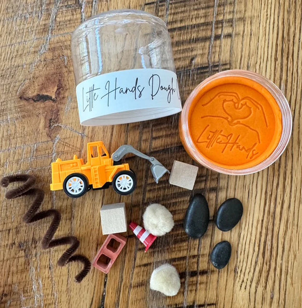 Construction Dough To-Go Jar