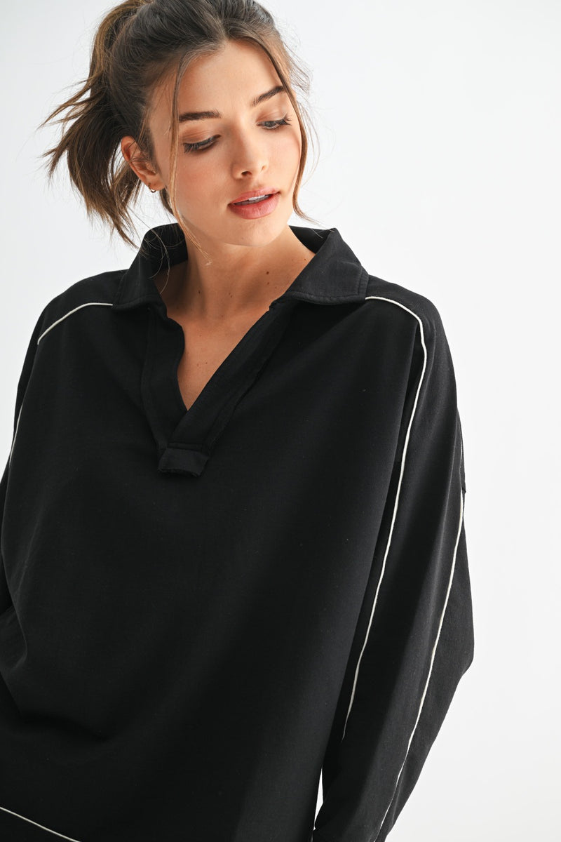 Cora Collared Pullover