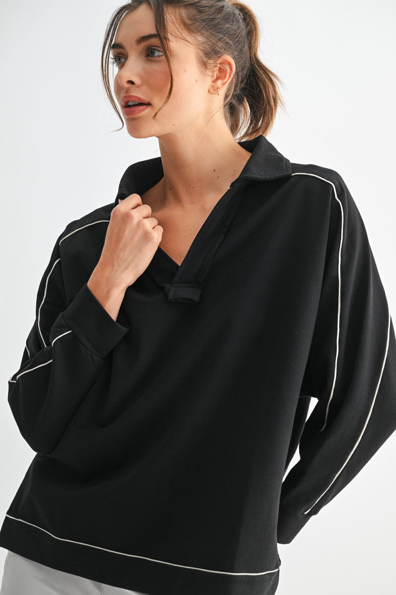 Cora Collared Pullover
