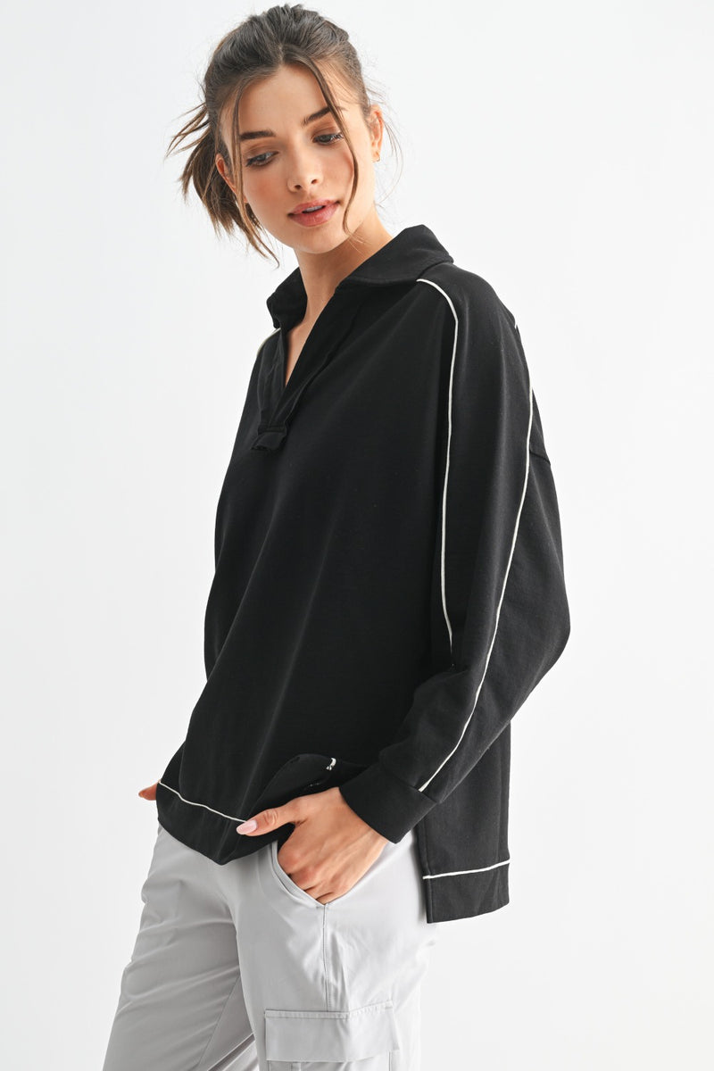 Cora Collared Pullover