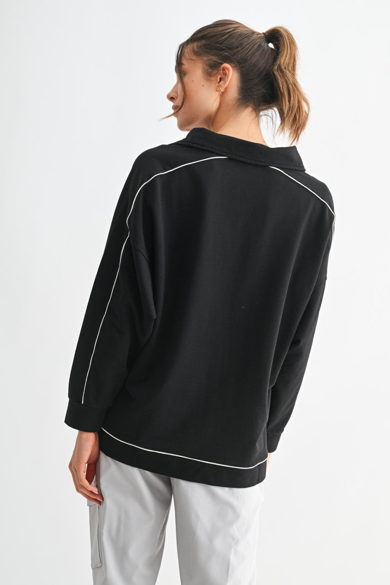 Cora Collared Pullover