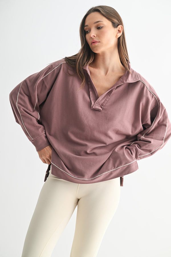 Cora Collared Pullover