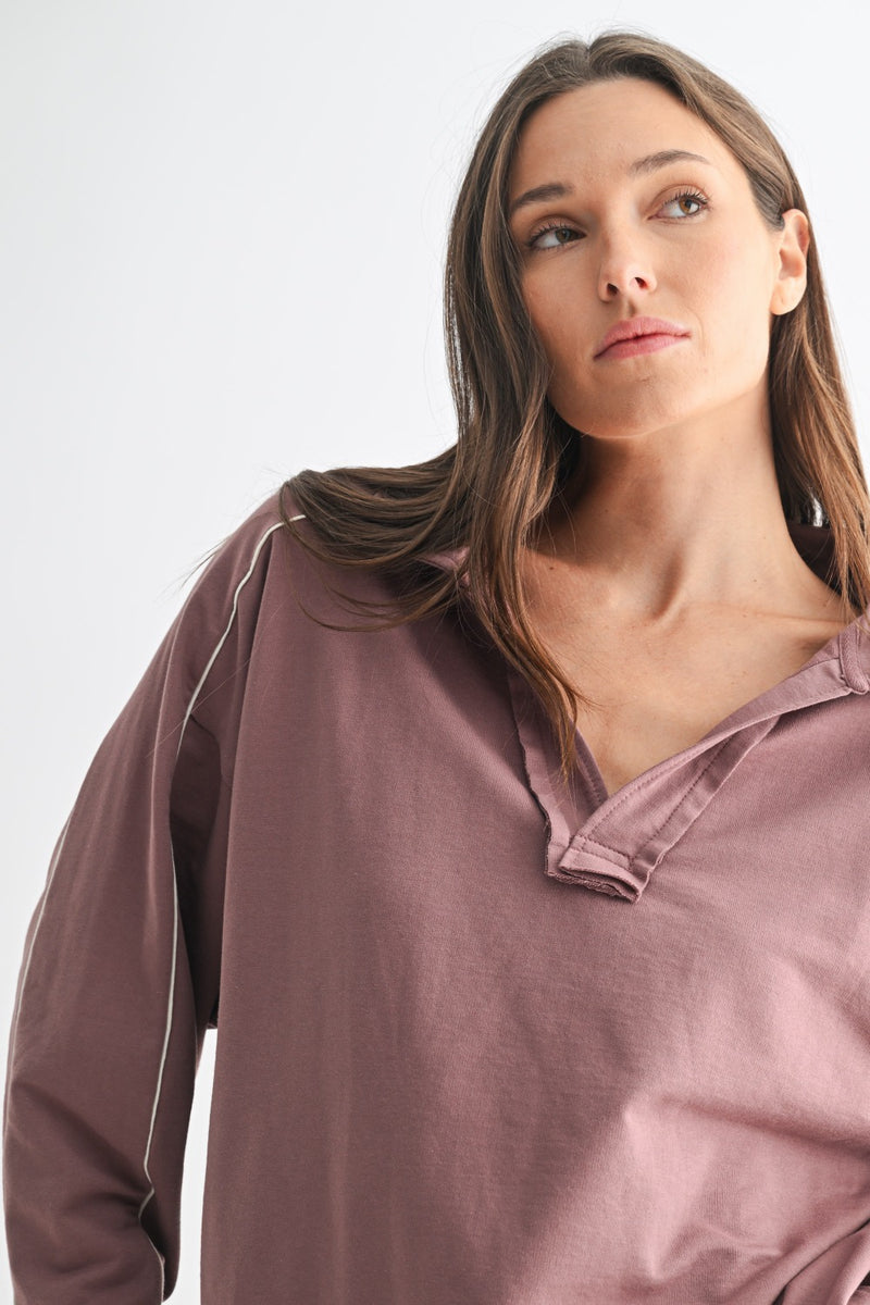 Cora Collared Pullover