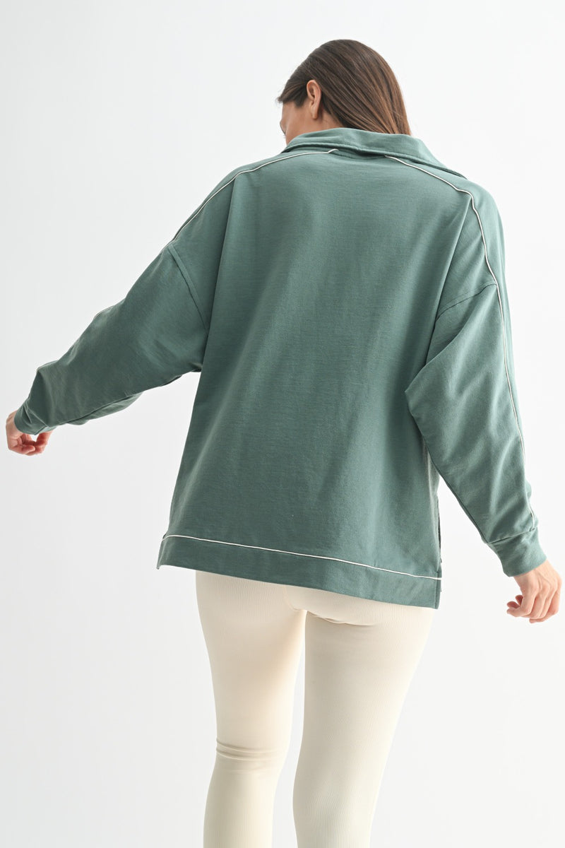 Cora Collared Pullover