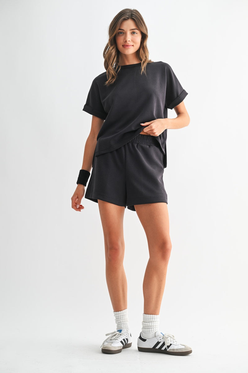 Lena Ribbed Tee