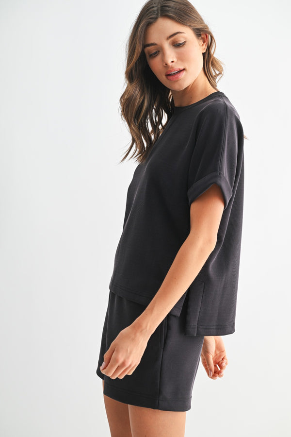Lena Ribbed Tee