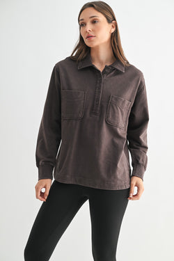 Sierra Collared Pullover