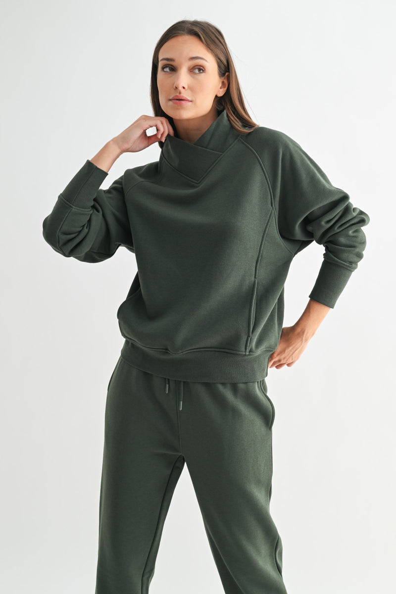 Harlow Mock Neck Pullover