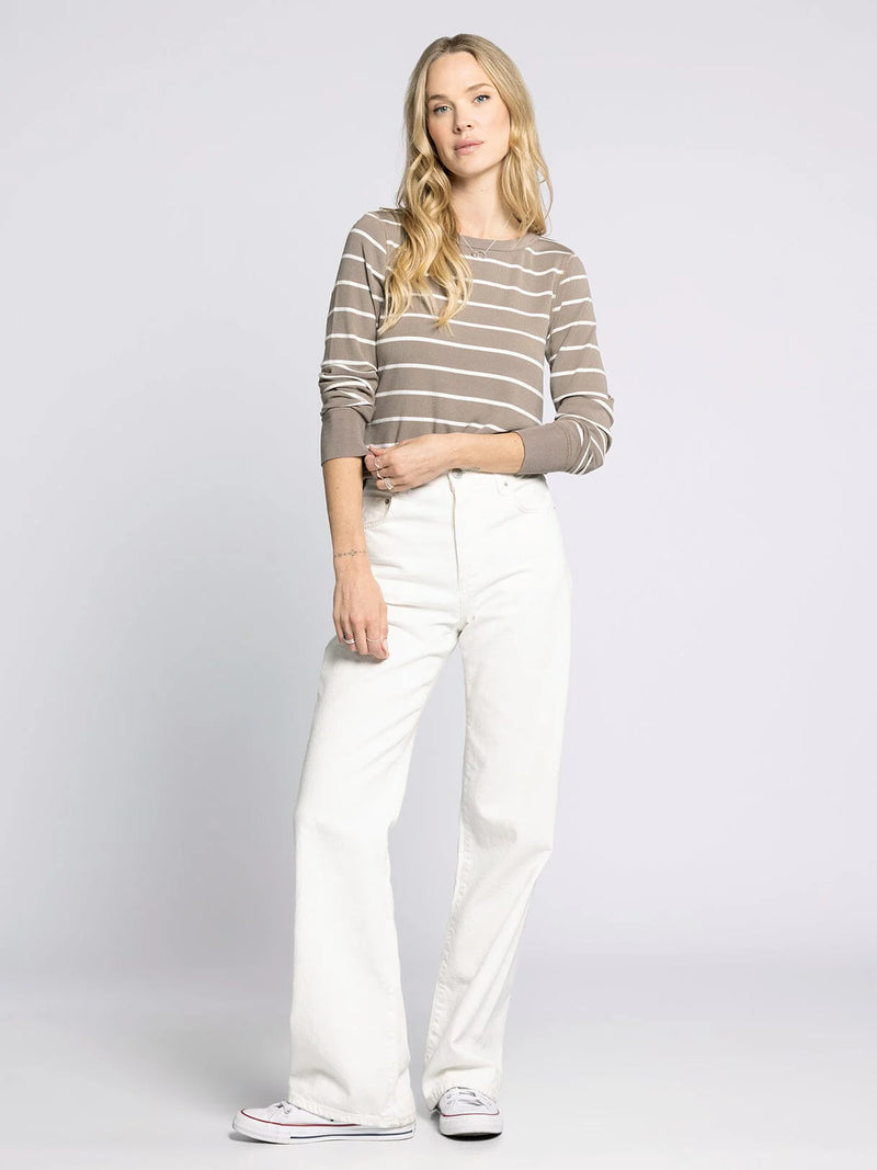 Stacy Ribbed Long Sleeve Top