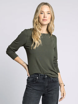 Stacy Ribbed Long Sleeve Top