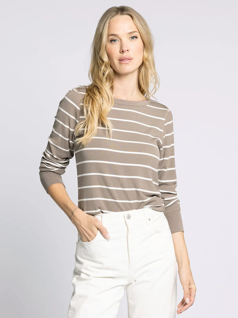 Stacy Ribbed Long Sleeve Top