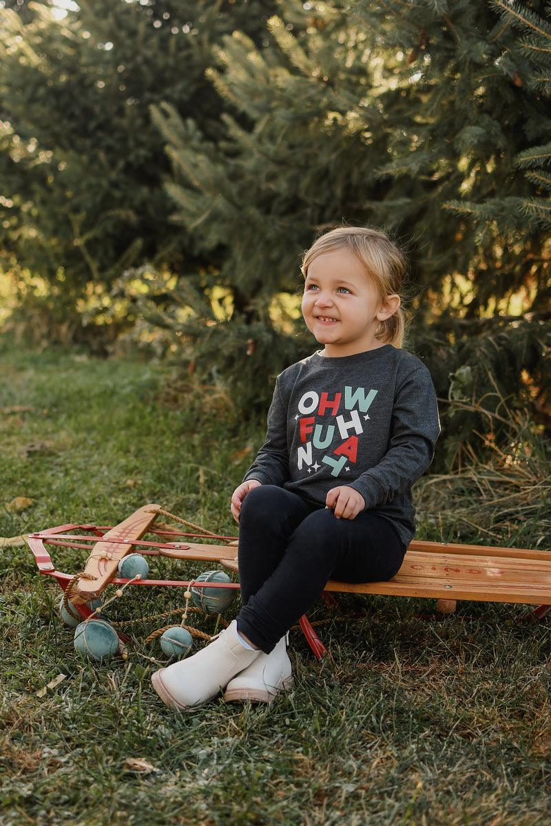 OH WHAT FUN - LONG SLEEVE KIDS' TEE
