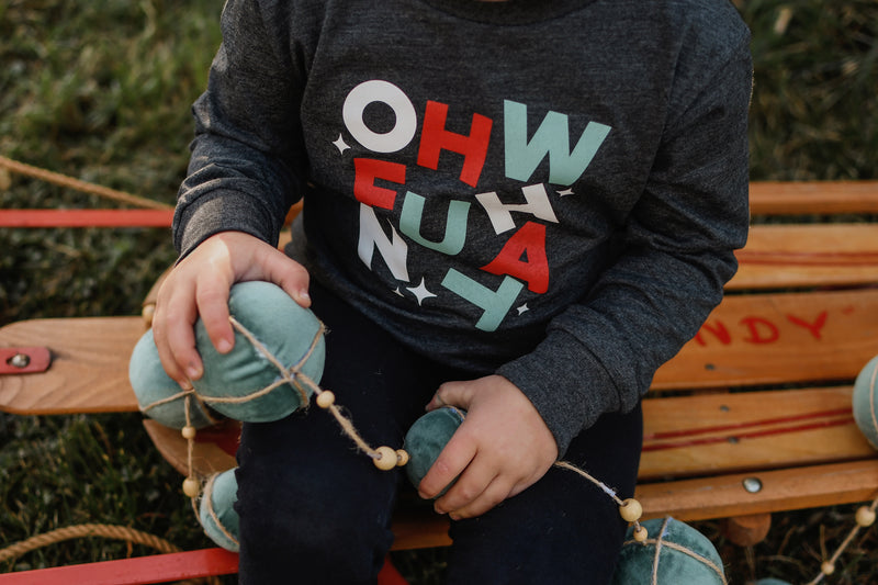 OH WHAT FUN - LONG SLEEVE KIDS' TEE