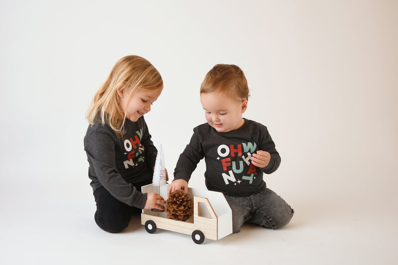 OH WHAT FUN - LONG SLEEVE KIDS' TEE