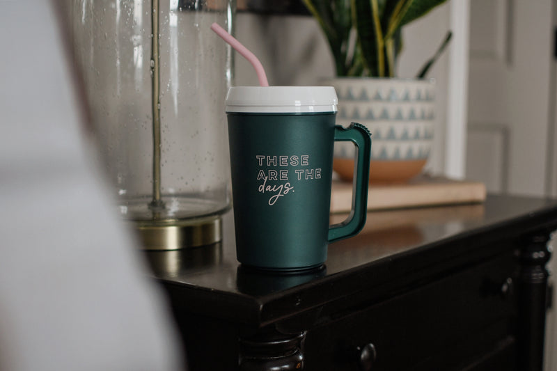 THESE ARE THE DAY MEGA MUG | 22 OZ PLASTIC MUG WITH HANDLE