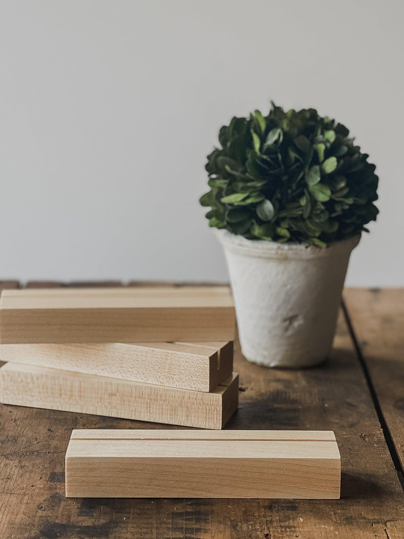 WOOD ART PRINT BLOCK | WOODEN DISPLAY STAND – Storied Folk & Co.