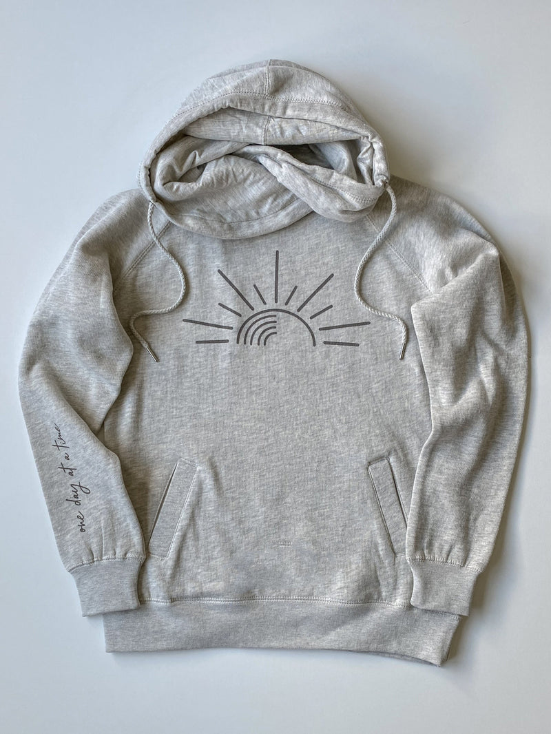 ONE DAY AT A TIME SWEATSHIRT IN OATMEAL