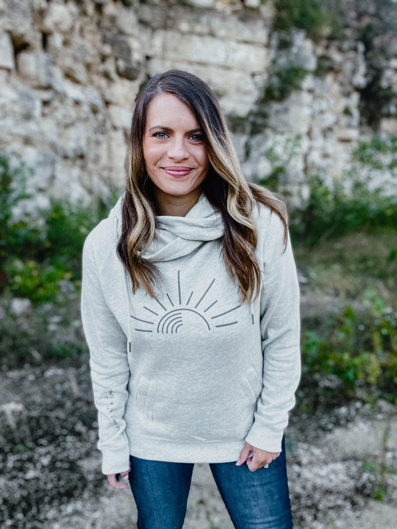 ONE DAY AT A TIME SWEATSHIRT IN OATMEAL