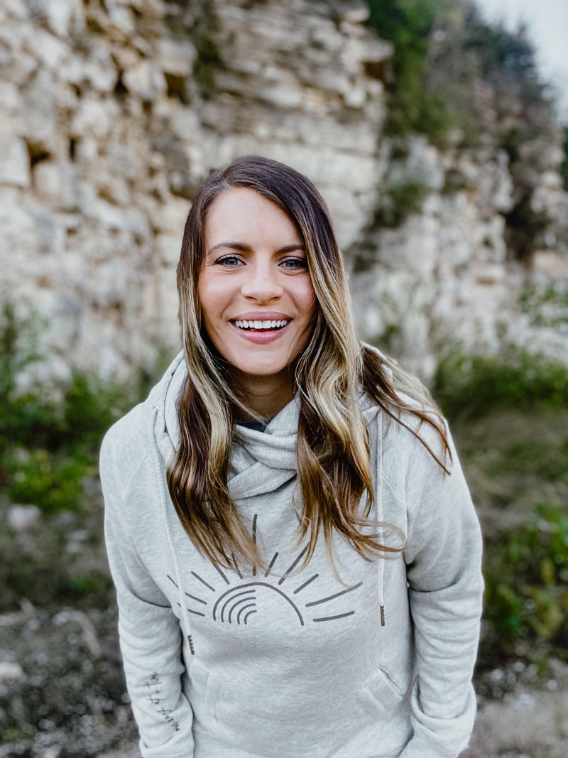 ONE DAY AT A TIME SWEATSHIRT IN OATMEAL