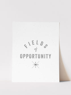 FIELDS OF OPPORTUNITY - IOWA - ART PRINT